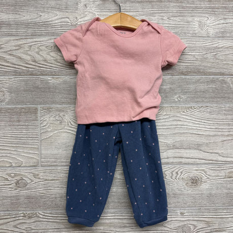 Fleece Jacket, Bodysuit & Pants Dots Heart 12M