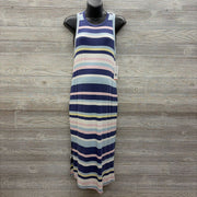 NEW Ribbed Tank Dress Stripes Small