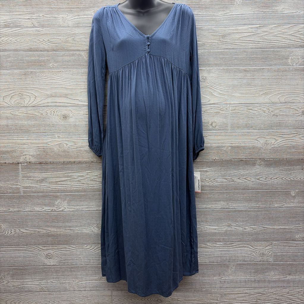 NEW LS Maxi Dress W/ String Belt XS
