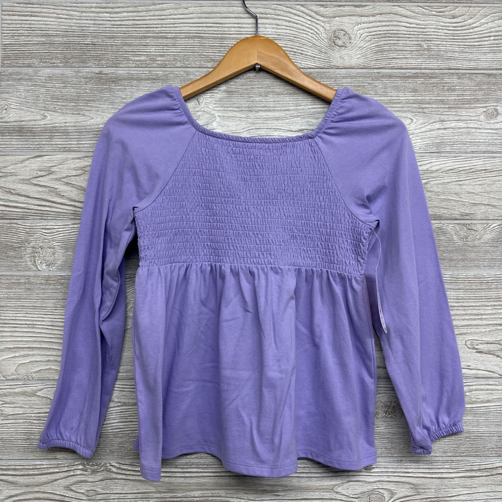NEW LS Smocked Shirt 10-12 Plus