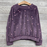 Plush Crewneck Flowers 6-7