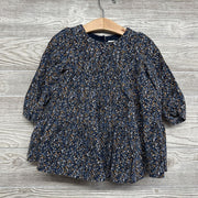 LS Cord Dress Flowers 18-24M