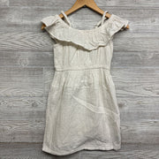 Sleeveless Ruffle Textured Dot Dress 8