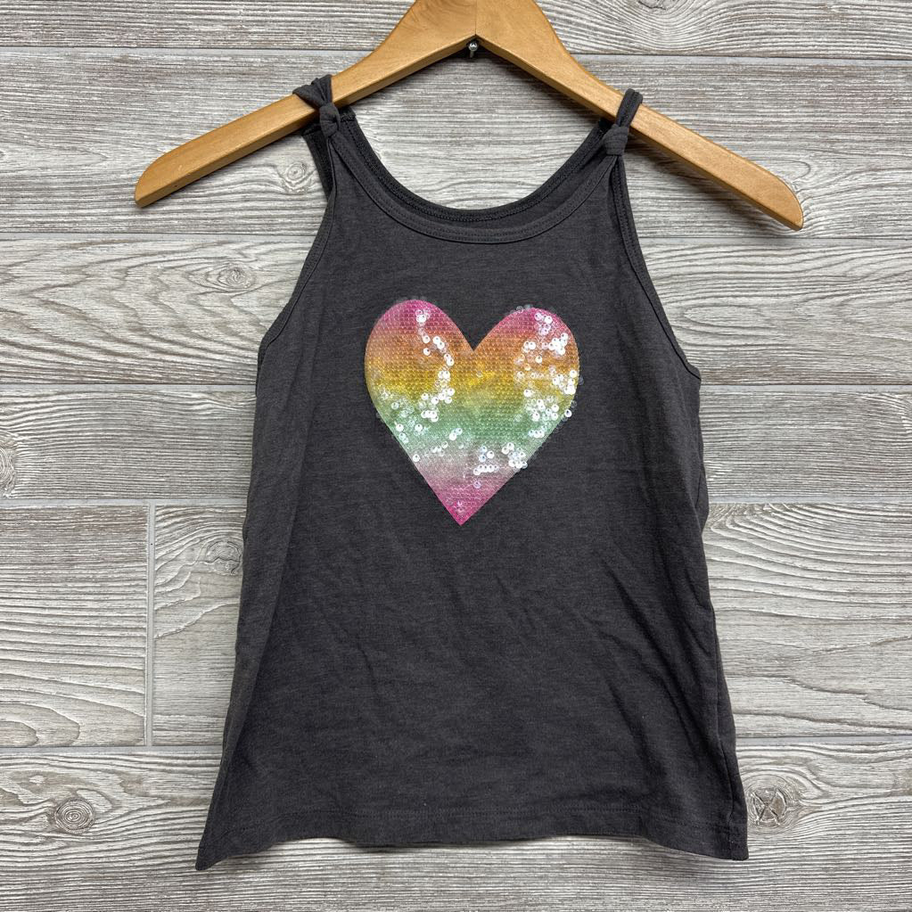 Tank Top Ombre & Sequin Heart 7
