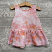Peplum Tank Top Tie Dye 4t