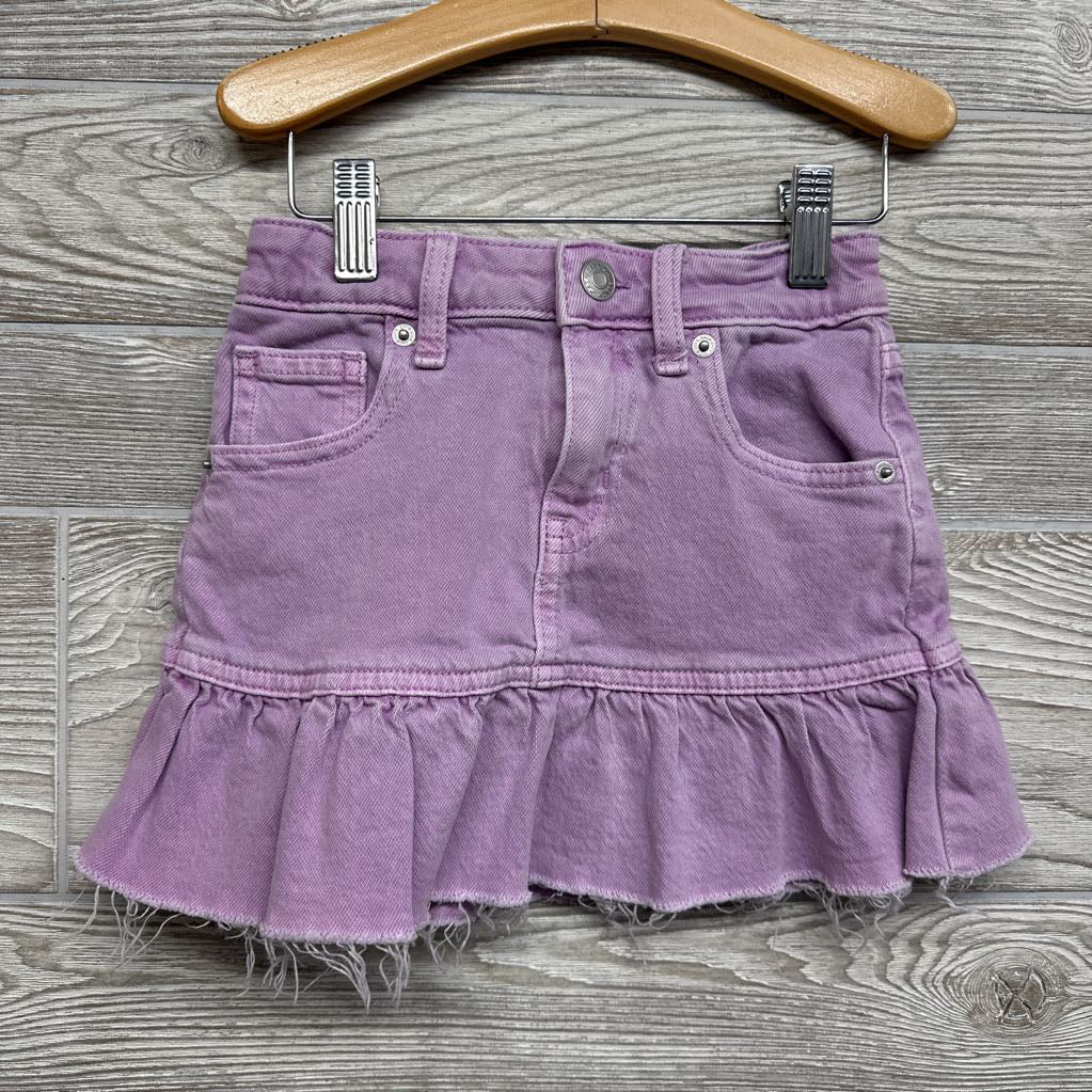 Ruffle Denim Skirt 4