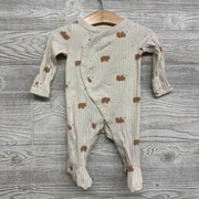 Ribbed Side Snap Sleeper Bears 3M