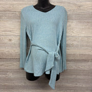 LS Ribbed Shirt W/ Belt XL