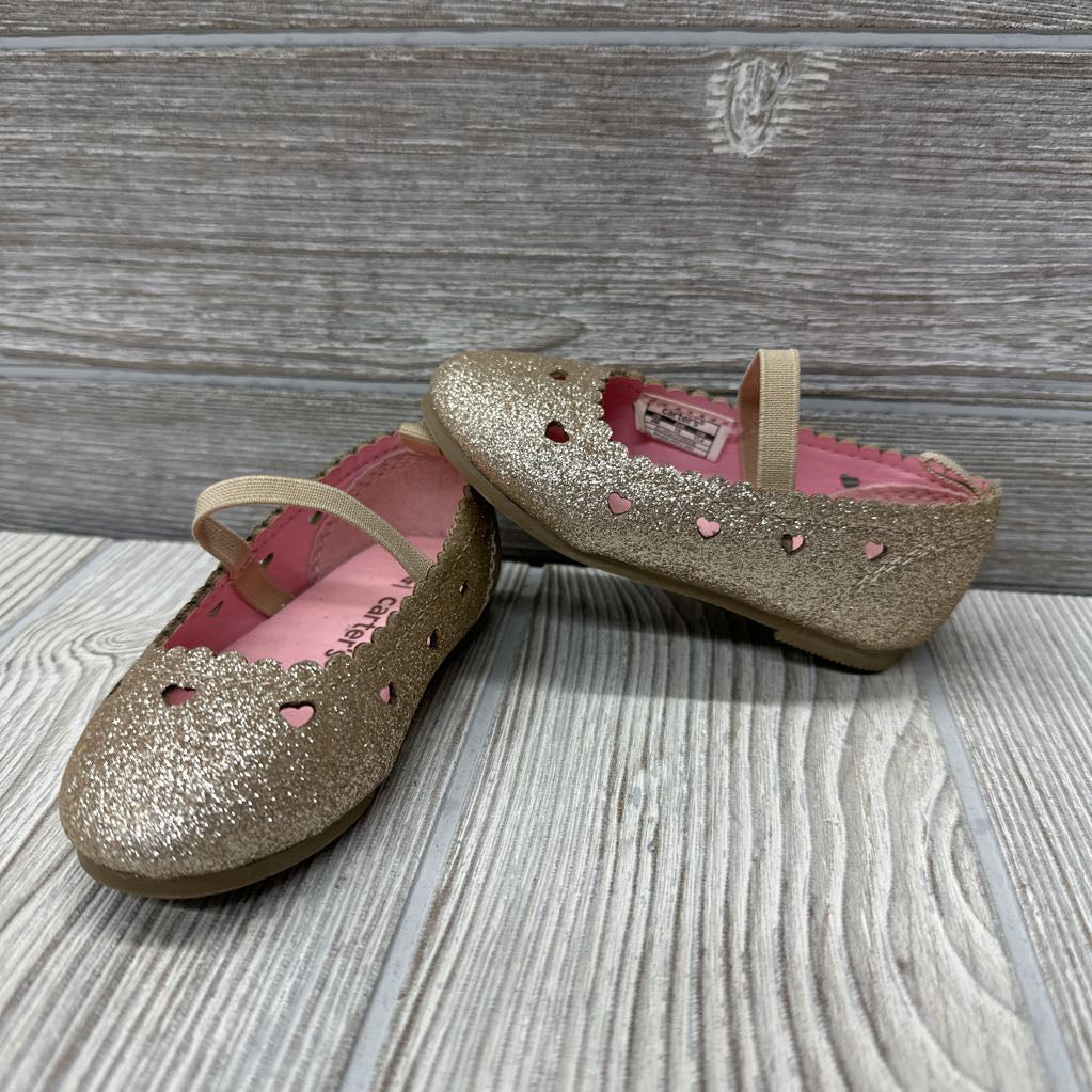 Ellaria Glitter Flats Heart Cutouts 4c