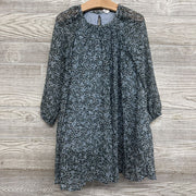 Sheer LS Dress Printed 5