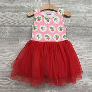 Tank Dress Tulle Skirt Strawberries 12M