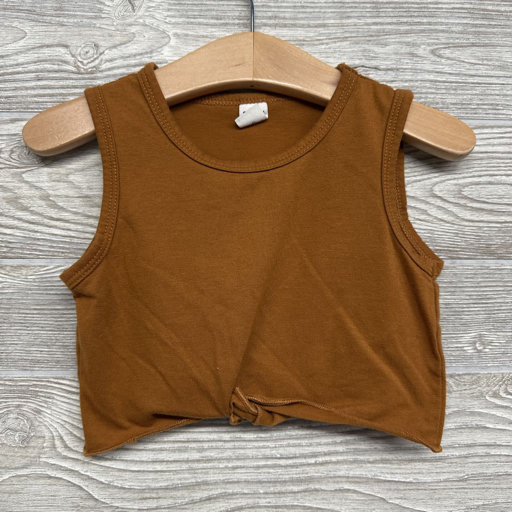 Crop Front Knot Tank 2t