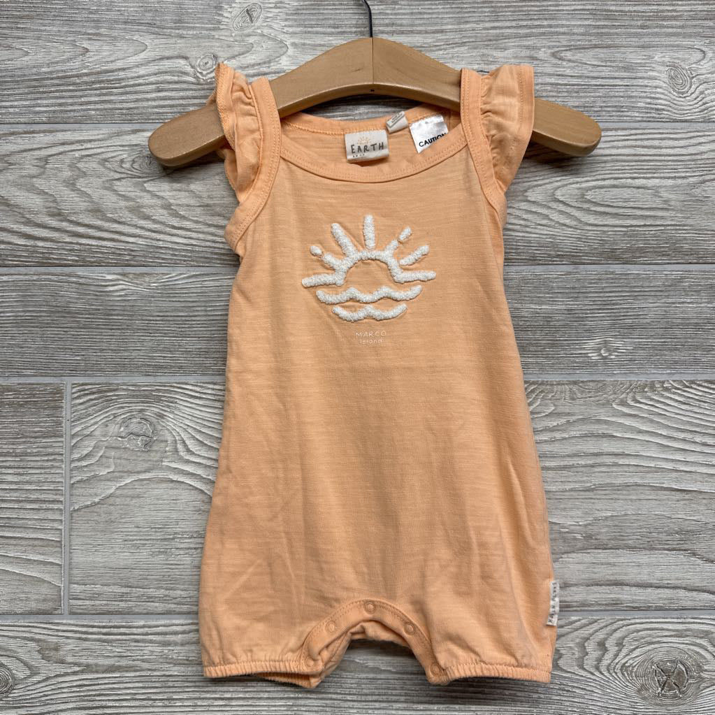 Flutter Sleeve Romper Sun 0-3M