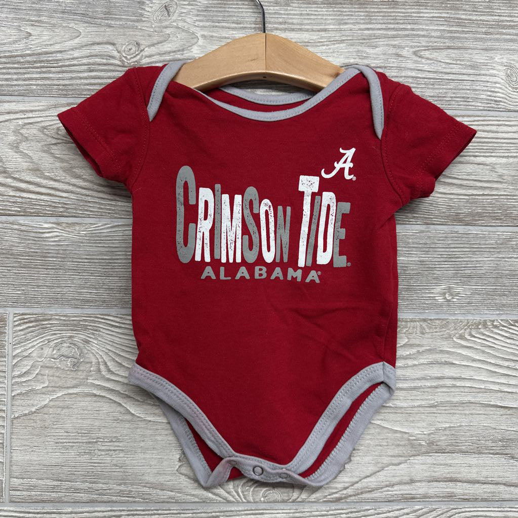 2 Pk Bodysuit Alabama Crimson Tide 3-6M