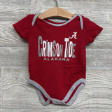 2 Pk Bodysuit Alabama Crimson Tide 3-6M