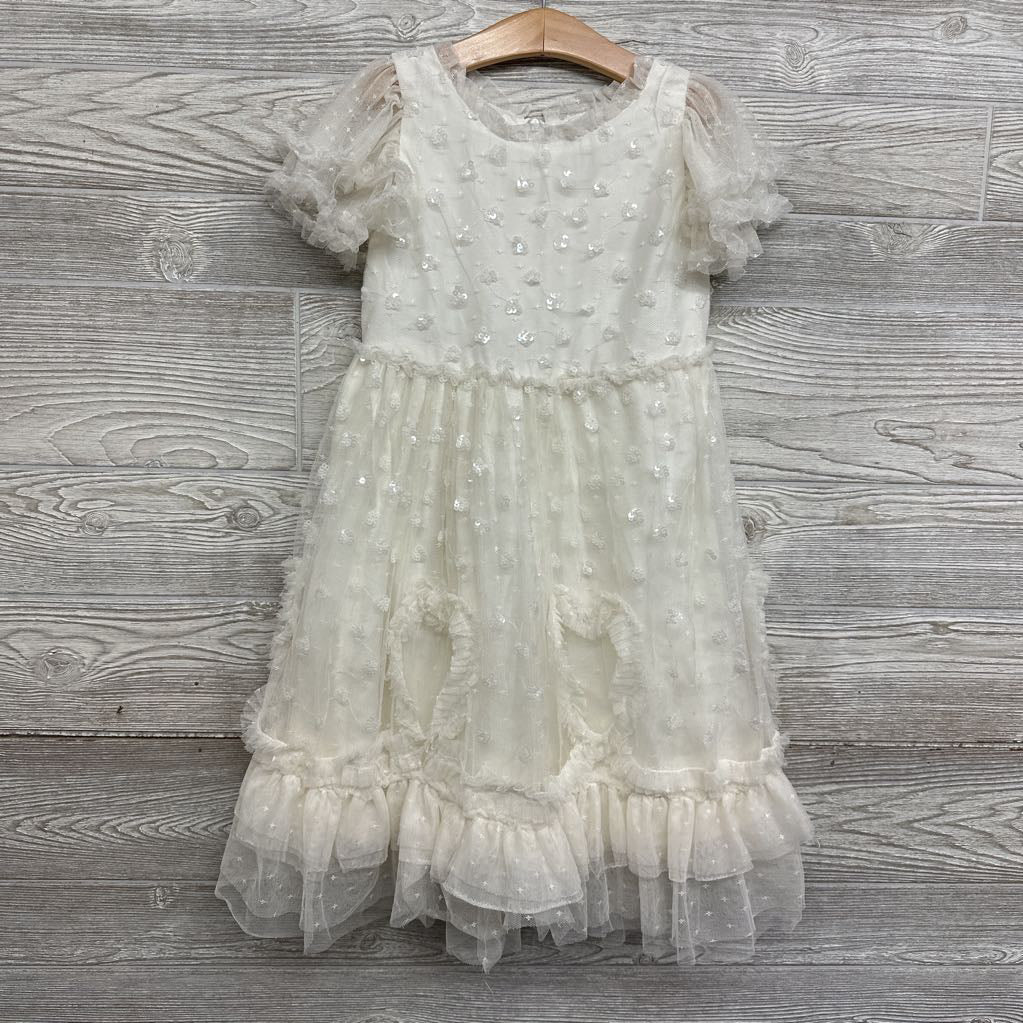 Tulle Dress Sequins Hearts 8