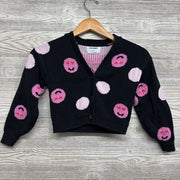 Knit Cardigan Smiley Faces 8