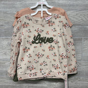 NEW Cewneck Love, Ribbed Shirt & Skirt Flowers 5