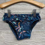 NEW 2 Pc Swimsuit Smocked Top Flowers 18M