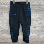 Jogger Sweatpants Plaid Side Stripe 2t