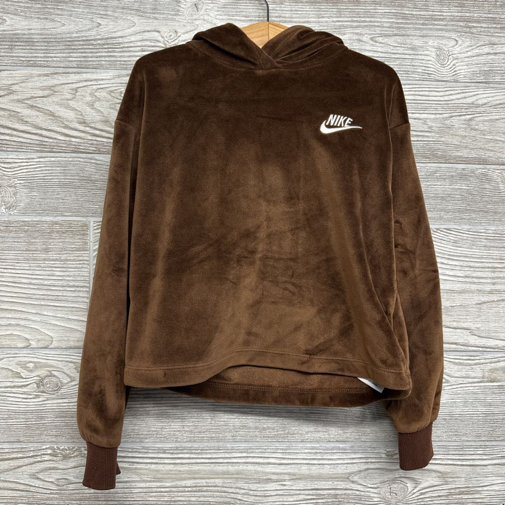 Velour Cropped Hoodie 6