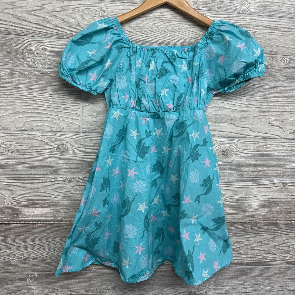 Puff Sleeve Dress Ariel Star Fish 10-12