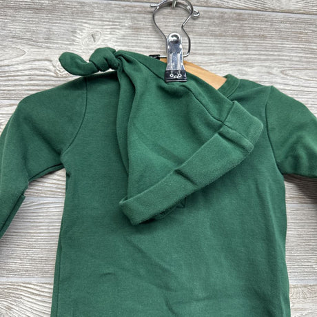LS Henley PJ Gown W/ Hat 3M