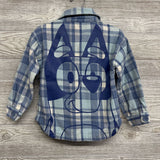 LS Plaid Button Up Flannel Shirt 4T