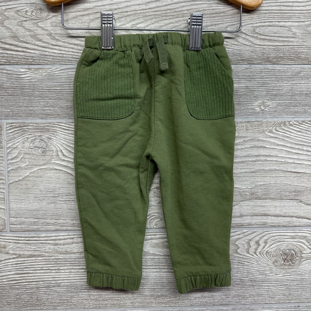 Drawstring Pants Ribbed Pockets 3-6MN