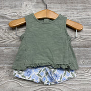 Shirt & Shorts Flowers 3M