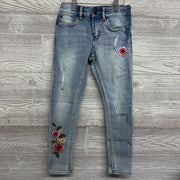 Jeans Embroidered Flower Jeans 7