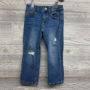 Relaxed Straight Distressed Jeans 4