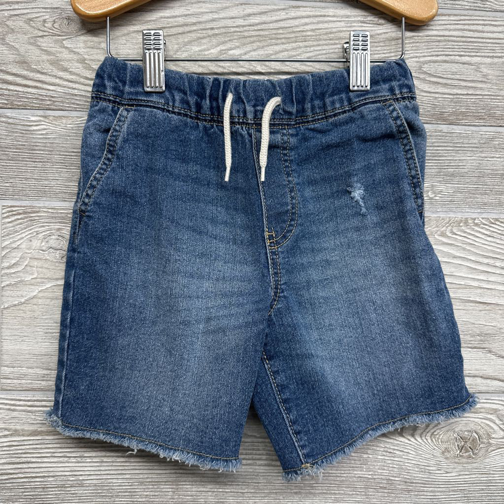 Drawstring Denim Shorts 5