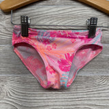 2 Pc Swimsuit Flowers 2t