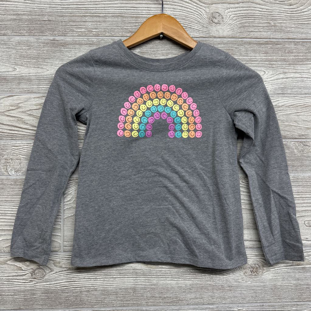LS Shirt Smiley Face Rainbow 8