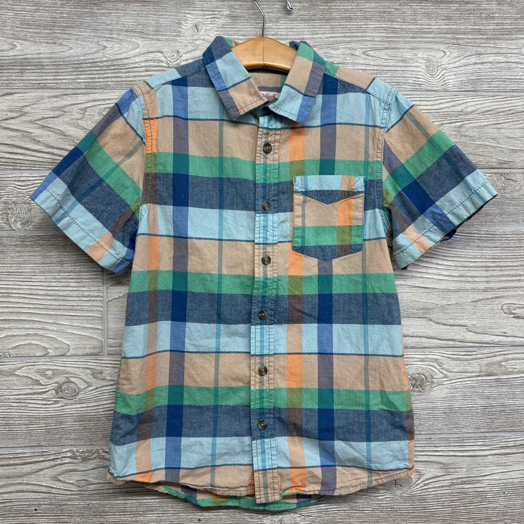 Button Up SS Shirt Plaid 8