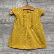 Cap Sleeve Shirt Dots Ruffles 12M