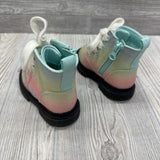 Ombre Glitter Combat Boots 5c