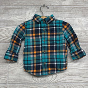 Flannel Button Up Shirt 12M