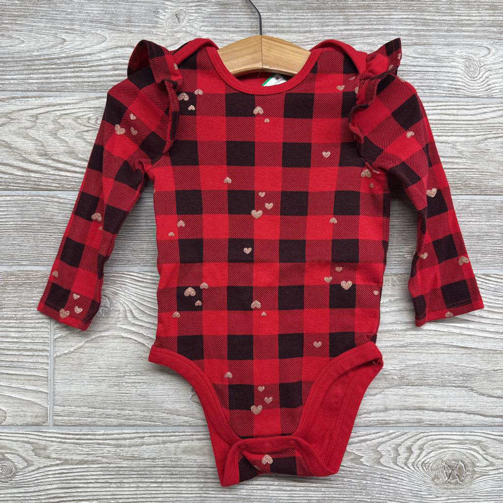 Buffalo Plaid Bodysuit Hearts 18M