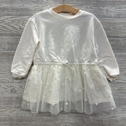 Crewneck Tulle Tunic Hearts 4t
