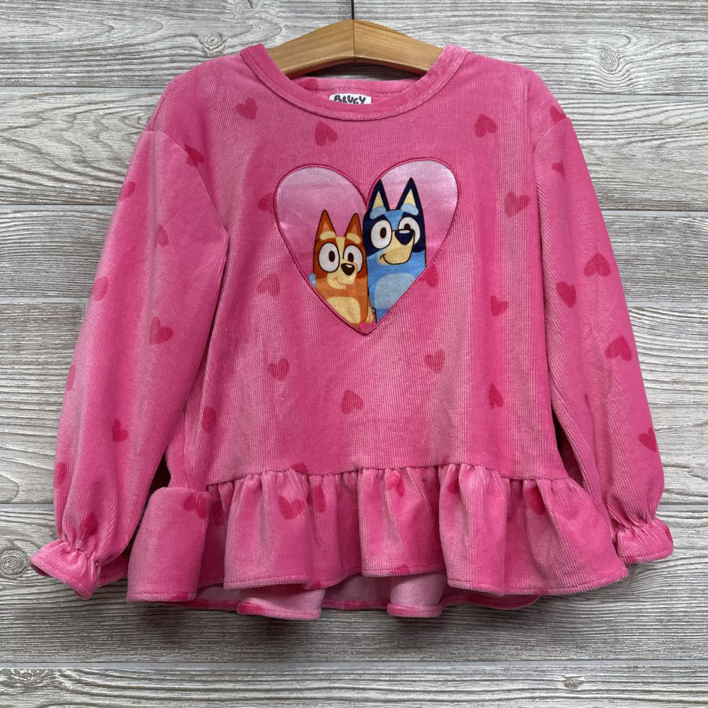 Ribbed Character Shirt Hearts 5t