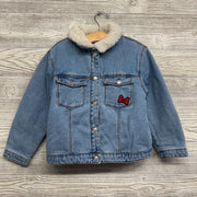Sherpa Lined Denim Jacket Minnie Mickey Donald 5-6