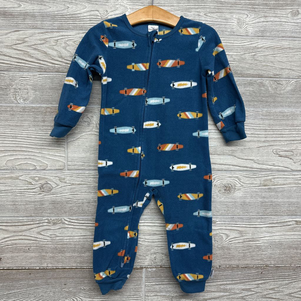 Footless Blanket Sleeper Skateboards 2T