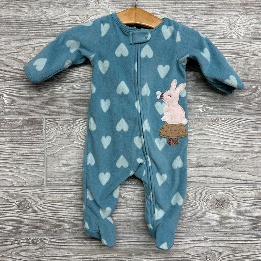 Blanket Sleeper Hearts Bunny 3M