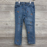 Skinny Jeans Embroidered Flowers 5