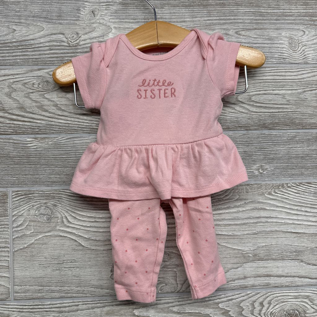 Skirted Bodysuit & Pants Little Sister Dots 3M