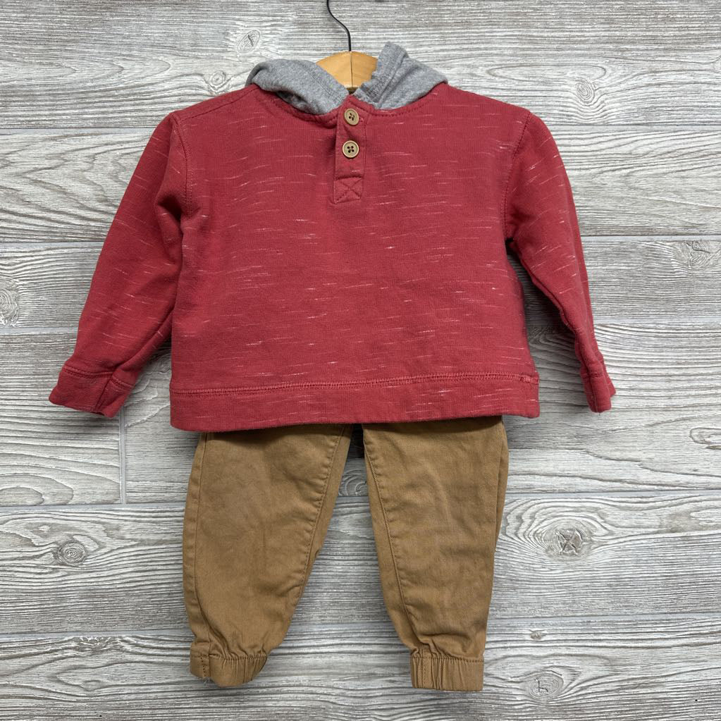 Henley Hoodie & Joggers 2T