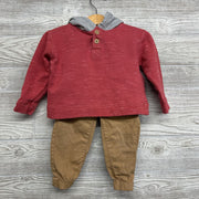 Henley Hoodie & Joggers 2T