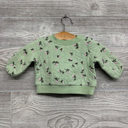 Quilted Crewneck Flowers 0-3M